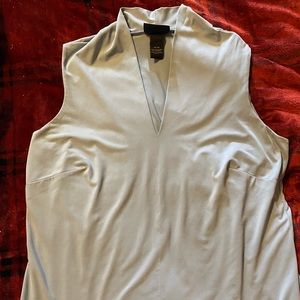 Lame Bryant sleeveless light blue top